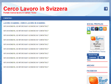 Tablet Screenshot of cercolavoroinsvizzera.com